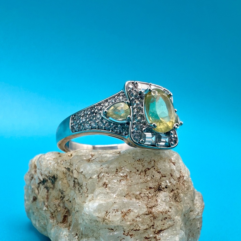 🌟 Sterling .925 BBJ Yellow Appetite and White Zircon🌟